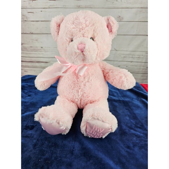 Gund My First‎ Teddy Bear Stuffed Animal - Pink Plush Bear 15" - Picture 5 of 11